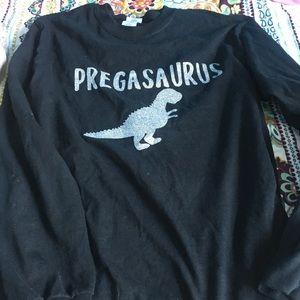 “Pregasaurus” Longsleeve T. Very cute on!